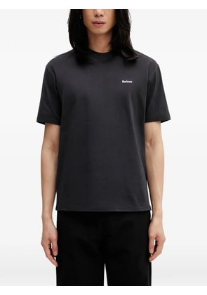 Barbour Dalton logo-embroidered T-shirt - Black