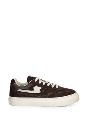 Stepney Workers Club S-Strike suede panelled sneakers - Brown