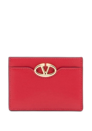 Valentino Garavani card holder The Bold Edition in calfskin - Red