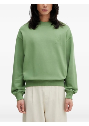 Lacoste embroidered crew-neck sweatshirt - Green