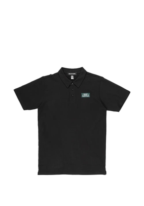 Marsh Maille logo-patch polo shirt - Black