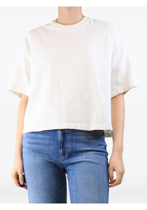 Bottega Veneta Pre-Owned cropped heavyweight T-shirt - White