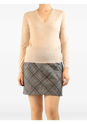 BOMPARD V-neck cashmere sweater - Neutrals