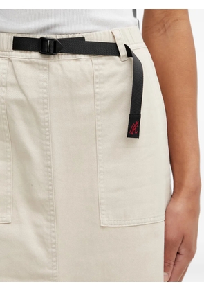 Gramicci belted-waist patch-pocket midi skirt - Neutrals