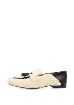 Fratelli Rossetti tassel-detail sheepskin loafers - Neutrals