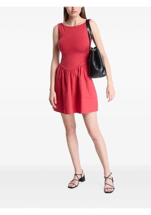 GAP sleeveless gathered mini dress