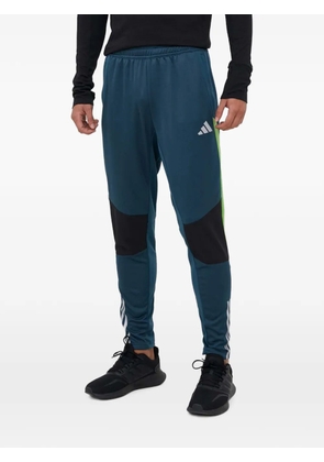 adidas logo-print panelled track pants - Blue
