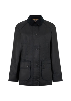 Barbour Beadnell waxed corduroy-collar jacket - Blue