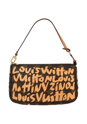 Louis Vuitton Pre-Owned 2001 Graffiti Pochette Accessoires handbag - Brown