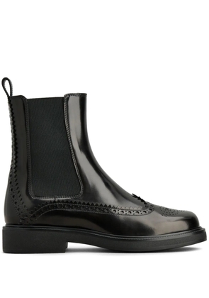 Tod's brogue-style Chelsea boots - Black