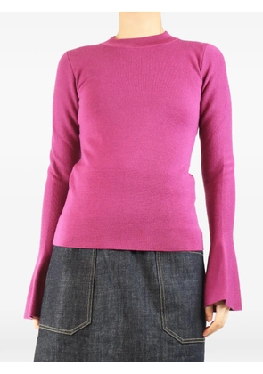 DESTREE flare-sleeved sweater - Purple