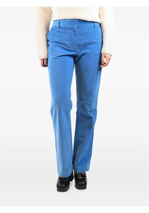 Victoria Beckham corduroy-effect trousers - Blue