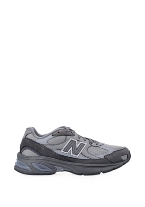 Comme des Garçons Homme x New Balance panelled low-top sneakers - Grey