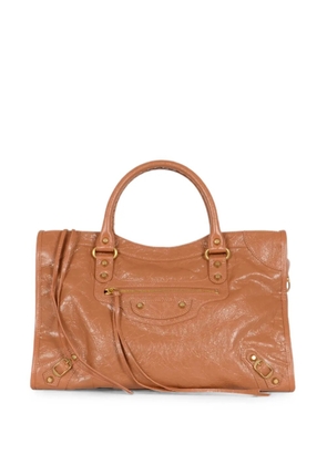 Balenciaga medium Le City tote bag - Brown