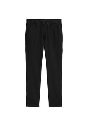 Marc O'Polo twill-texture slim-fit trousers - Black