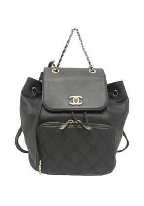 CHANEL Pre-Owned 2019 Business Affinity Caviar backpack - Black