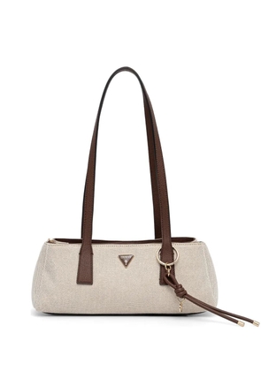 GUESS USA Alice logo-plaque tote bag - Neutrals