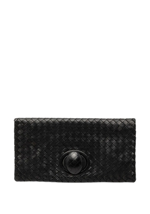 Bottega Veneta Pre-Owned 2011 Nappa Intrecciato Turn Lock clutch bag - Black