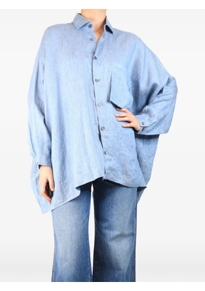 Guild asymmetric chest-pocket shirt - Blue