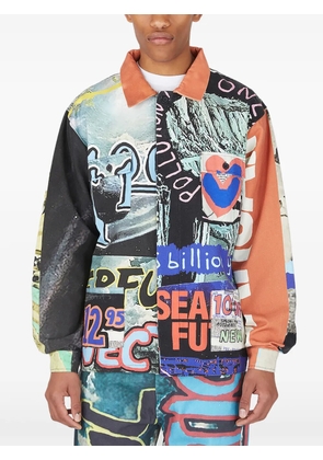 DRx x STEFAN MEIER x LN-CC graphic-print cotton jacket - Black