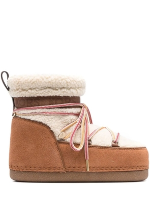 Michael Michael Kors Zelda shearling boots - Brown