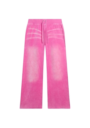 Juicy Couture washed-effect track pants - Pink