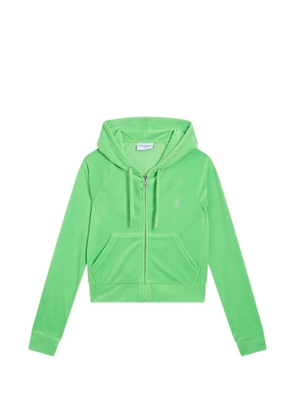 Juicy Couture diamanté velour hoodie - Green