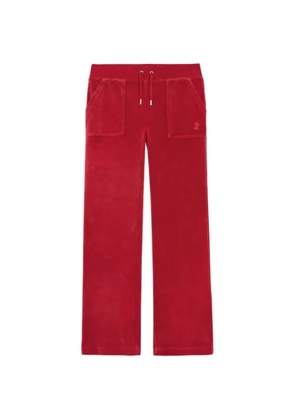 Juicy Couture Del Ray velour track pants - Red