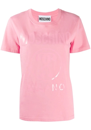 Moschino logo-print T-shirt - Pink