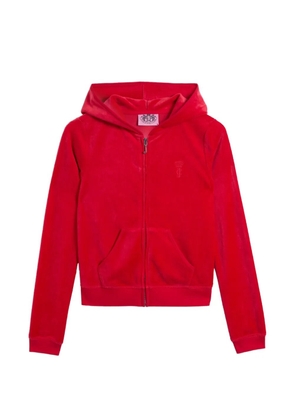 Juicy Couture velour zip hoodie - Red