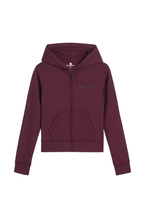 Juicy Couture logo-print zip-up hoodie - Red
