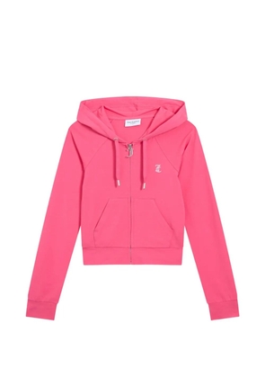 Juicy Couture diamanté zip-through hoodie - Pink