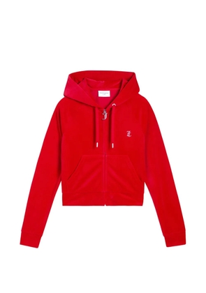 Juicy Couture logo-detail hoodie - Red
