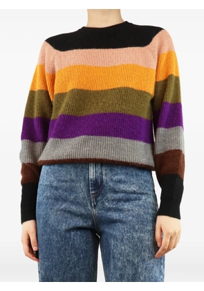 La DoubleJ striped sweater - Orange