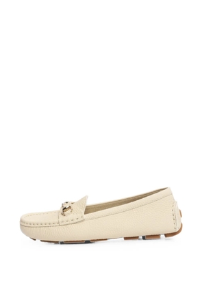 Gucci Pre-Owned leather loafers - Neutrals
