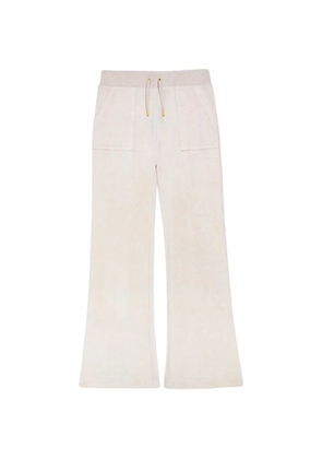 Juicy Couture velour flared track pants - Neutrals