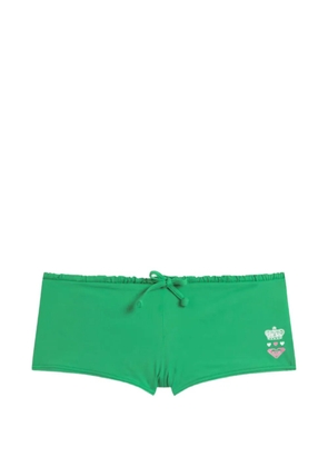Juicy Couture x Roxy slogan-print bikini bottoms - Green