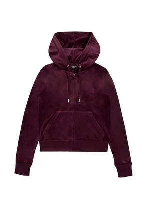 Juicy Couture Robertson velour zip-up hoodie - Red