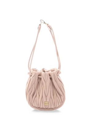 Miu Miu Pre-Owned 2010s matelassé pouch handbag - Pink