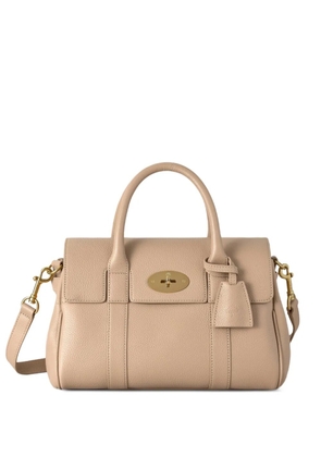 Mulberry small Bayswater leather tote bag - Neutrals