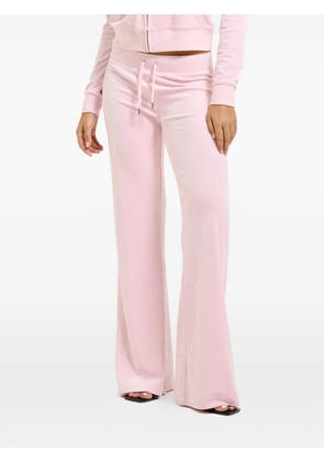 Juicy Couture monogram velour track pants - Pink
