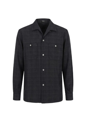 TAIGA TAKAHASHI Lot.102 Sir Guy wool shirt - Black