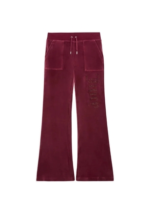 Juicy Couture Classic velour track pants - Red