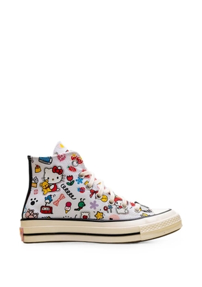 Converse x Hello Kitty And Friends Chuck 70 sticker-details lace-up sneakers - White