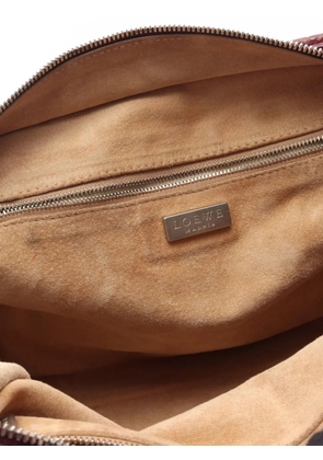 Loewe Pre-Owned 2000s Amazona suede handbag - Red