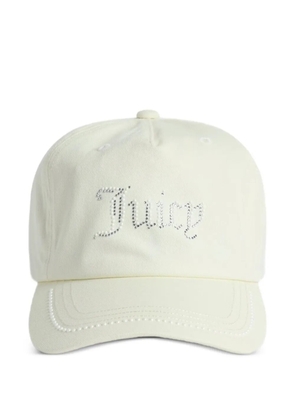 Juicy Couture diamanté-embellished cotton baseball cap - Neutrals