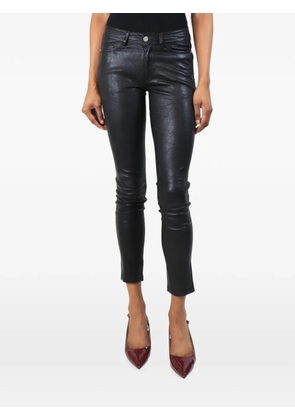 Zadig&Voltaire Phlame leather skinny trousers - Black