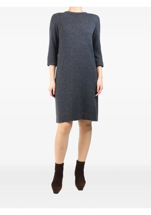 Brunello Cucinelli Vintage sequin-knit dress - Grey