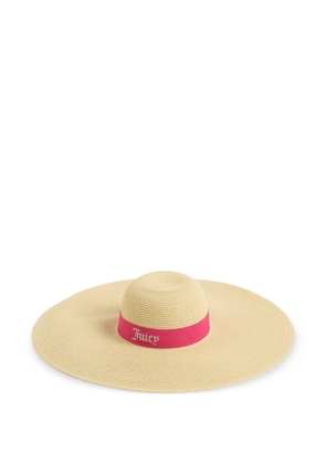 Juicy Couture logo-embellished floppy hat - Neutrals