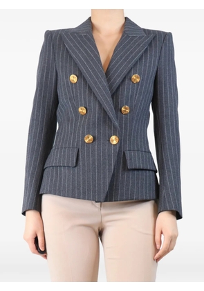 Alexandre Vauthier pinstripe double-breasted blazer - Grey